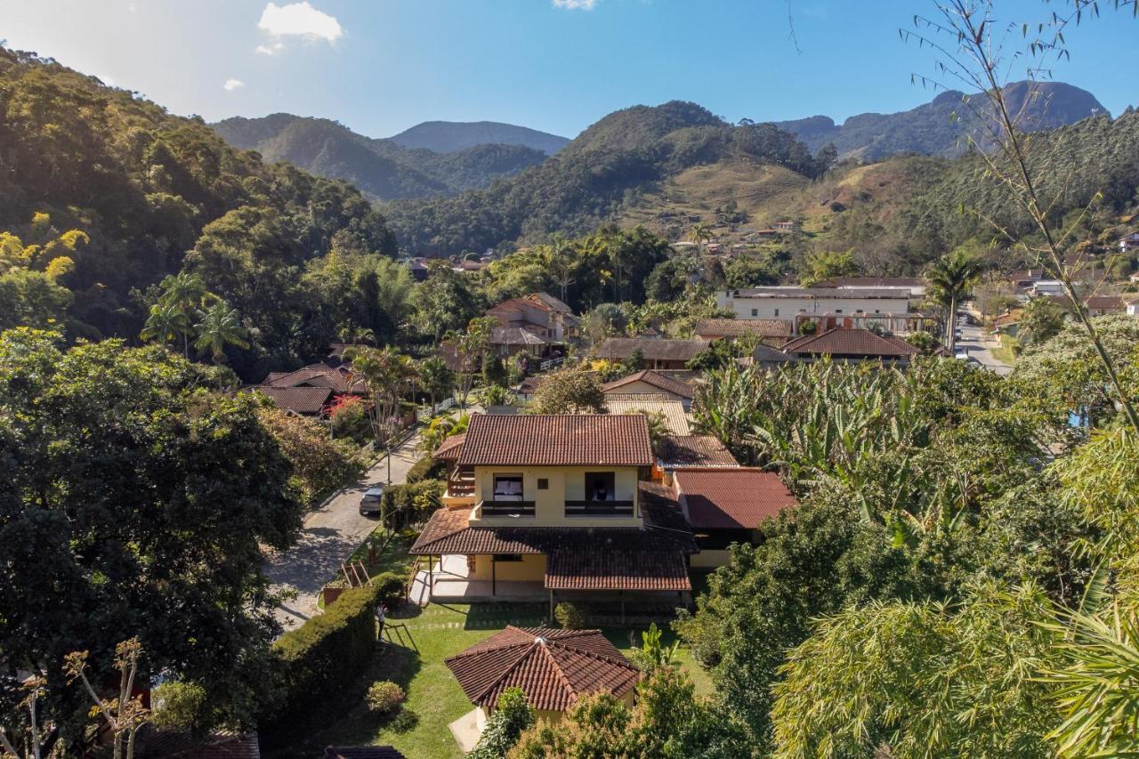 Casa Di Maria 4 Quartos A 500M Centro - Sauna, Piscina, Fogao A Lenha, Churrasqueira - Acesso Privativo Ao Ao Rio - Ideal Para Familias Nova Friburgo Buitenkant foto